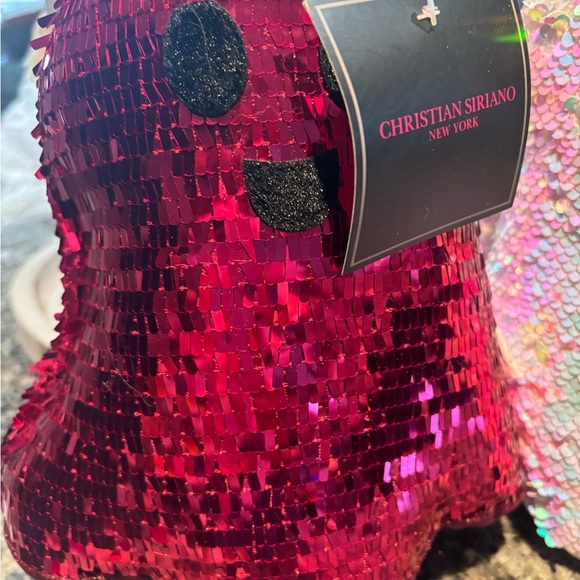 Christian Siriano set of TWO sequins ghost pillows. NWT - Picture 7 of 7